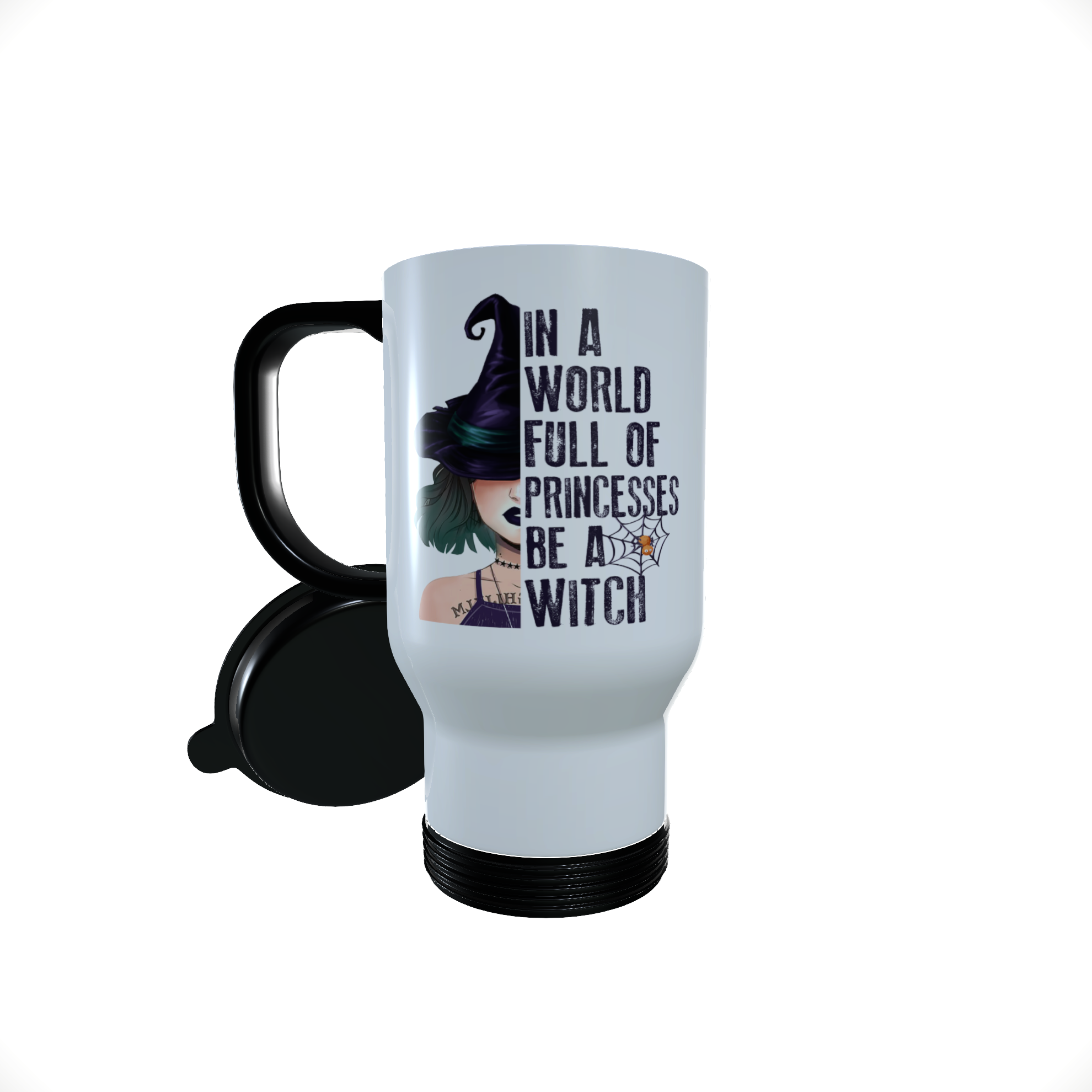 Be A Witch Travel Mug, Witch Travel Mug, Thermal Coffee Mug